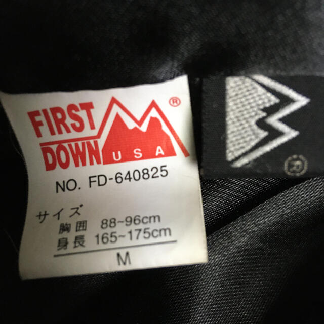 THE NORTH FACE(ザノースフェイス)のファーストダウン社製　レザーダウンジャケット　バイカー　ライダース　 メンズのジャケット/アウター(ダウンジャケット)の商品写真