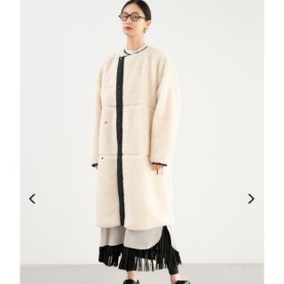 ハイク(HYKE)の新品 HYKE FAUX SHEARLING COAT ボアコート(ロングコート)