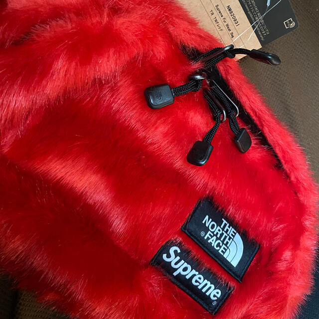 Supreme The North Face Fur Waist Bag 赤