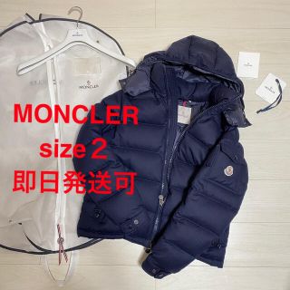 モンクレール(MONCLER)のMONCLER モンジュネーヴル　ネイビー　size２(ダウンジャケット)