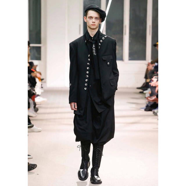 yohji yamamoto 軍服白ボタンジャケット - テーラードジャケット yohji yamamoto 軍服白ボタンジャケット - テーラードジャケット