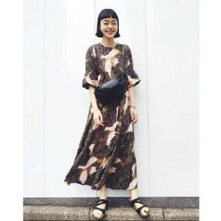 マリメッコ(marimekko)の【美品】完売品 marimekko マリメッコ ワンピース Sサイズ ロング(ロングワンピース/マキシワンピース)