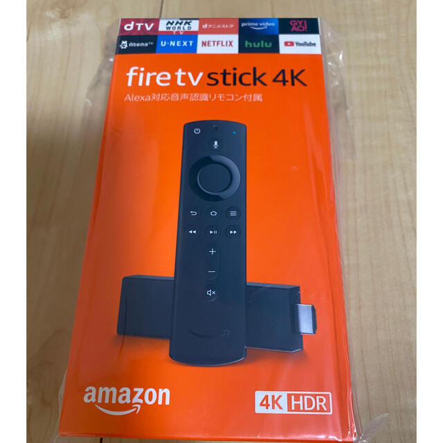 Fire TV Stick 4K Alexa対応音声認識リモコン付属