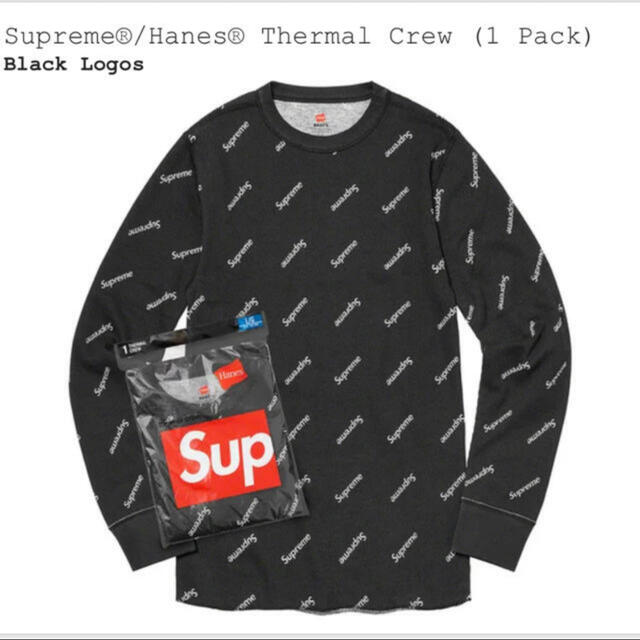 ★Supreme  Hanes Thermal Crew(XL)