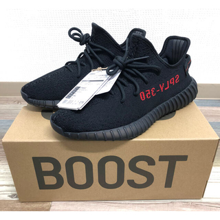 アディダス(adidas)のYEEZY BOOST 350 V2 CORE BLACK / RED(スニーカー)