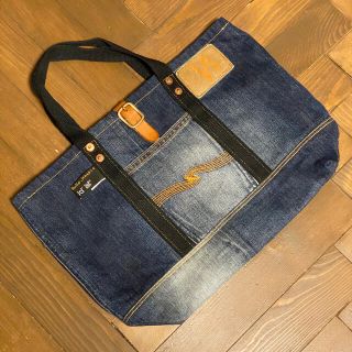 ヌーディジーンズ(Nudie Jeans)のnudie jeans トートバック リメイク デニムトート(バッグ)