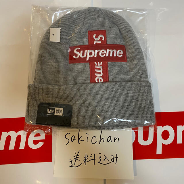 Supreme new era cross box logo beanie