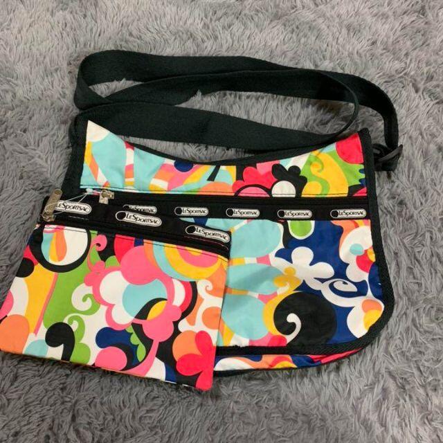 LeSportsac(レスポートサック)のレスポートサック ショルダーバッグ マルチカラー カラフル 総柄 花柄 LeSp レディースのバッグ(ショルダーバッグ)の商品写真