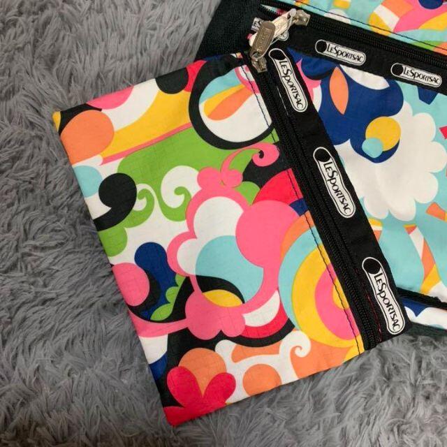 LeSportsac(レスポートサック)のレスポートサック ショルダーバッグ マルチカラー カラフル 総柄 花柄 LeSp レディースのバッグ(ショルダーバッグ)の商品写真