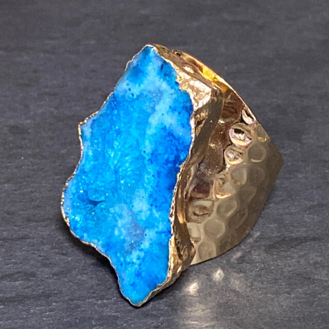 天然石　リング　指輪　ブルー　Ｋ 1