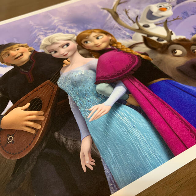 Disney(ディズニー)の非売品 ディズニー アナと雪の女王①ポスター アートコレクション エンタメ/ホビーの美術品/アンティーク(絵画/タペストリー)の商品写真