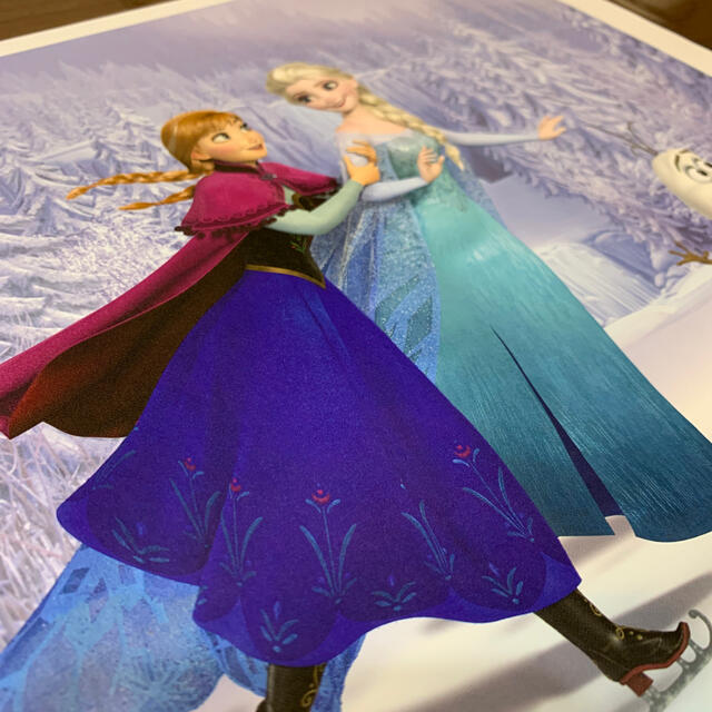 Disney(ディズニー)の非売品 ディズニー アナと雪の女王 ②アートコレクション エンタメ/ホビーの美術品/アンティーク(絵画/タペストリー)の商品写真