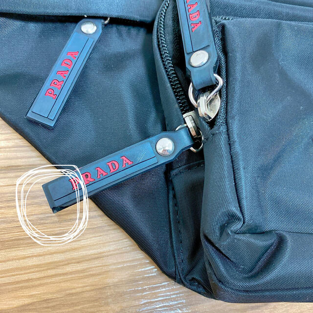 PRADA プラダ BM0011 ロゴ金具 ヒップバッグウエストバッグ ナイロン