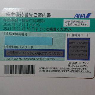 エーエヌエー(ゼンニッポンクウユ)(ANA(全日本空輸))のＡＮＡ 株主優待券(その他)