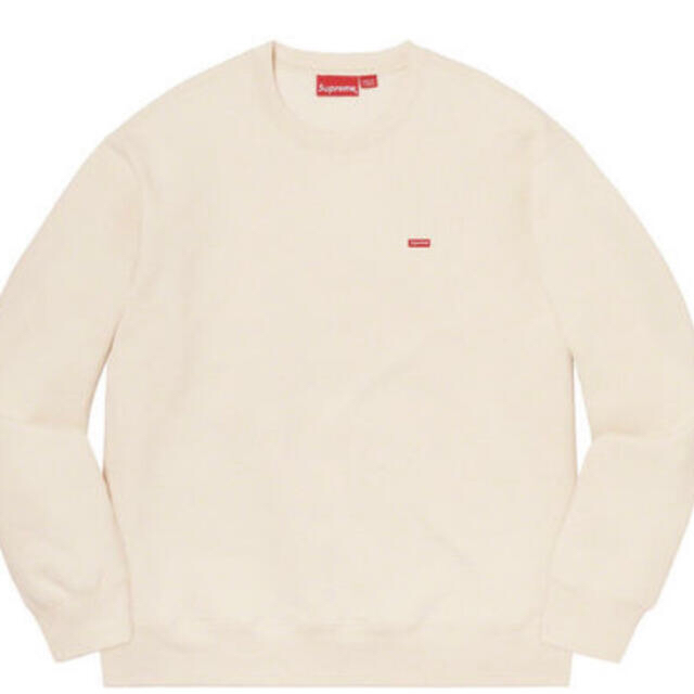 Supreme(シュプリーム)の商品名：supreme Small Box Crewneck Natural  メンズのトップス(スウェット)の商品写真