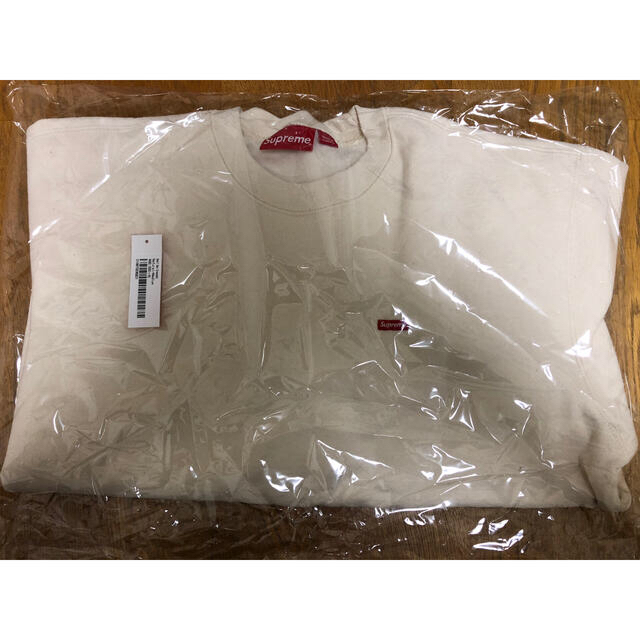 Supreme(シュプリーム)の商品名：supreme Small Box Crewneck Natural  メンズのトップス(スウェット)の商品写真