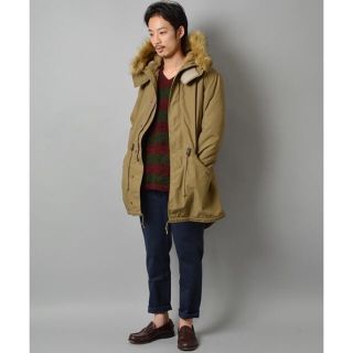 ALPHA INDUSTRIES モッズコート ベージュ