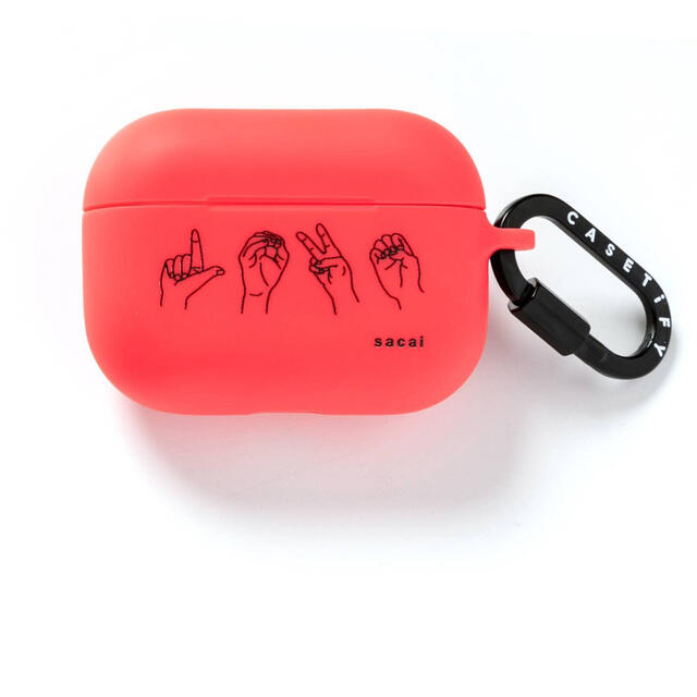 sacai - sacai x CASETiFY AirPods Pro Case REDの通販 by bsw's shop 