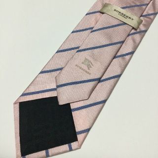 バーバリー(BURBERRY)の新品未使用 BURBERRY LONDON ネクタイ ピンク系 シルク100%(ネクタイ)