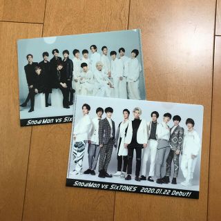  SnowMan SixTONES クリアファイル　2種(アイドルグッズ)