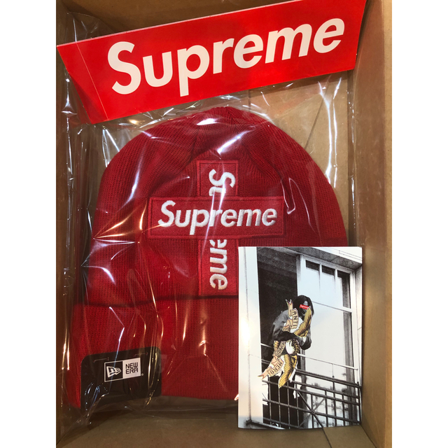 Supreme New Era Cross Box Logo Beanieメンズ