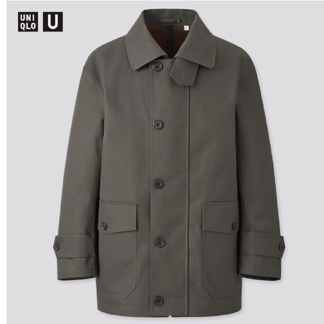 廃盤 名作 Uniqlo U ハーフコート ジャケット ポリコットン生地 撥水