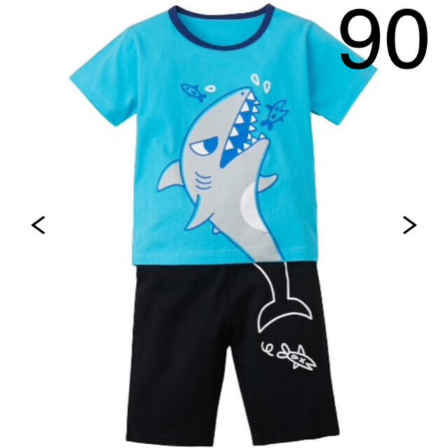 サメ90cm 上下でイラストがつながるパジャマの通販 By 子供服と雑貨 ラクマ