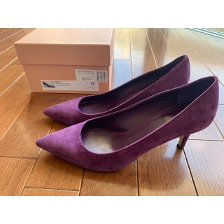 デプレ(DES PRES)の美品♡デプレ　パープル　パンプス  37 トゥモローランド(ハイヒール/パンプス)