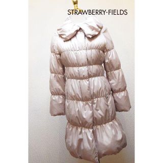 ストロベリーフィールズ(STRAWBERRY-FIELDS)のSTRAWBERRY-FIELDS ダウンコート ベージュ アウター(ダウンコート)