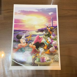 ディズニー(Disney)の非売品 ディズニー ミッキーとミニーのポスター アートコレクション(絵画/タペストリー)