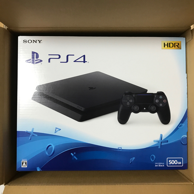 PS4【新品／保証付／送料込】PlayStation4 ジェットブラック 500GB