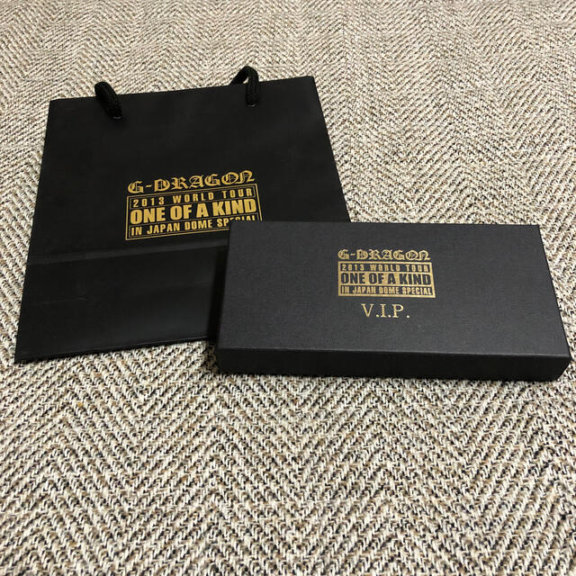 gdragonのVIP席お土産です。