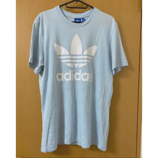 アディダス(adidas)のadidas originals Tシャツ ベイビーブルー＆ホワイト(Tシャツ(半袖/袖なし))