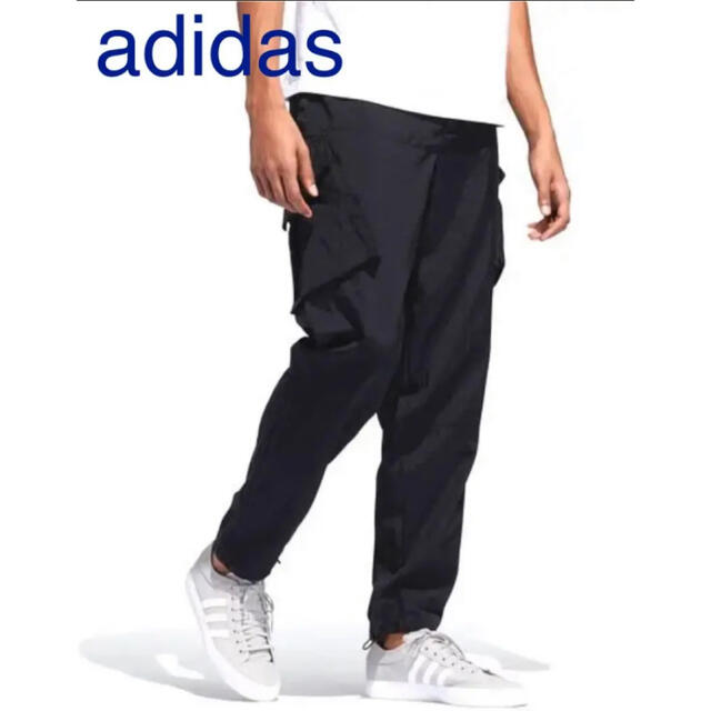 1500円 セール特別価格 アディダス adidas カーゴパンツ ジャージ パンツ 黒