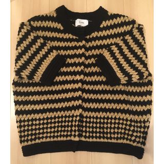 CLANE   UNEVEN DOT HALF SLEEVE KNIT