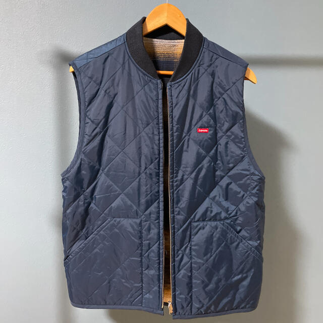 Supreme reversible vest ベスト　リバーシブル　M