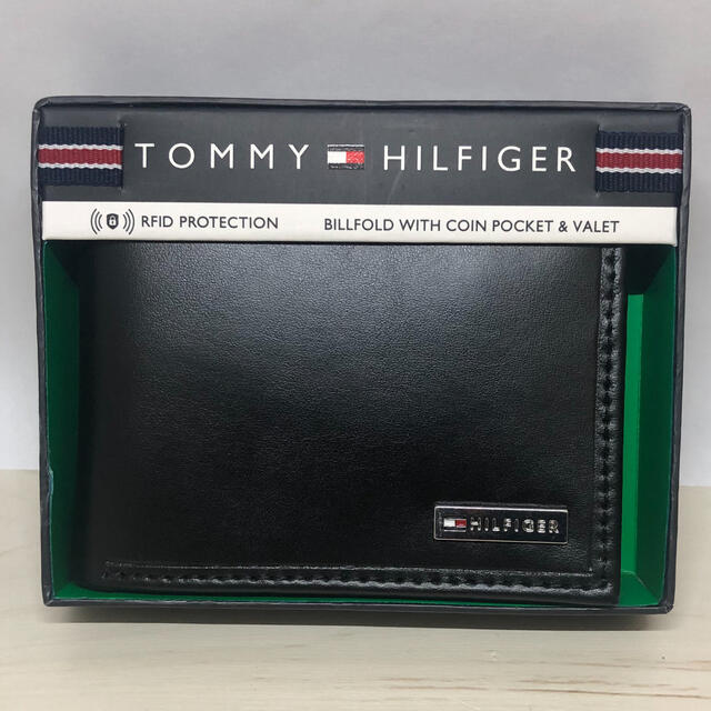 TOMMY HILFIGER(トミーヒルフィガー)の【新品】数量限定！トミーヒルフィガー 二つ折り財布  箱付き メンズのファッション小物(折り財布)の商品写真