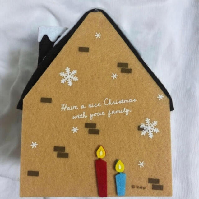 クリスマス　雑貨　お菓子の家　プレゼント　フェルト ハンドメイドのおもちゃ(その他)の商品写真