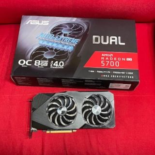 エイスース(ASUS)のASUS DUAL-RX5700-O8G-EVO [PCIExp 8GB](PCパーツ)