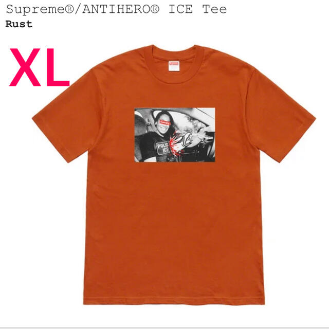 Supreme ANTIHERO ICE Tee Rust XL