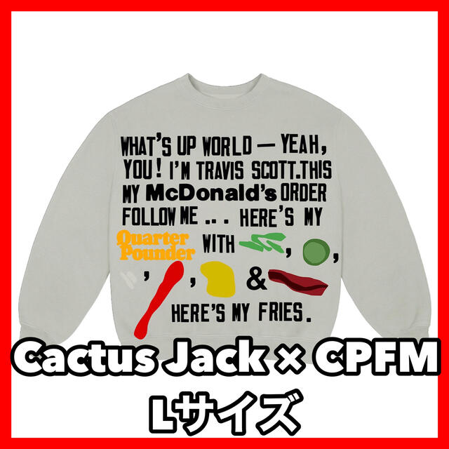 Cactus Jack × CPFM XLサイズ トラビススコット