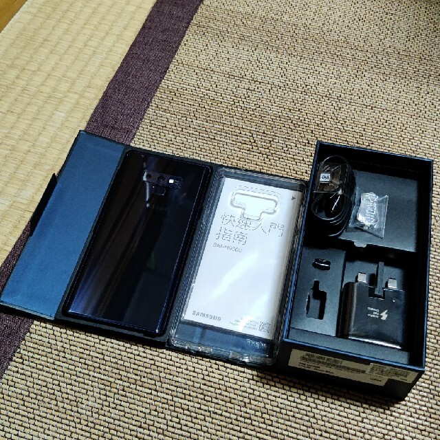 SAMSUNG Galaxy Note9 SM-N9600 オーシャンブルー 3