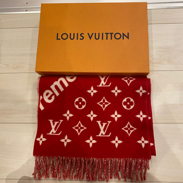 LOUIS VUITTON(ルイヴィトン)のルイヴィトン×SUPREME  マフラー　 メンズのファッション小物(マフラー)の商品写真