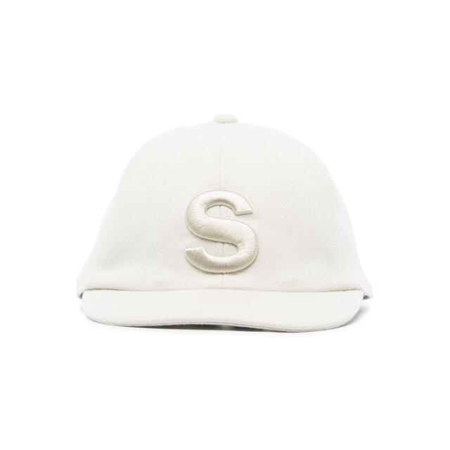 sacai S Logo Melton Cap -OFF WHITE- sacai S Logo Melton Cap -OFF WHITE-