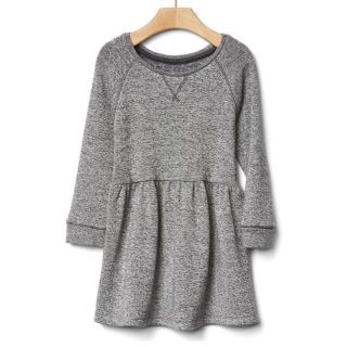 ベビーギャップ(babyGAP)のベビー キッズ ワンピース グレー 80(ワンピース)