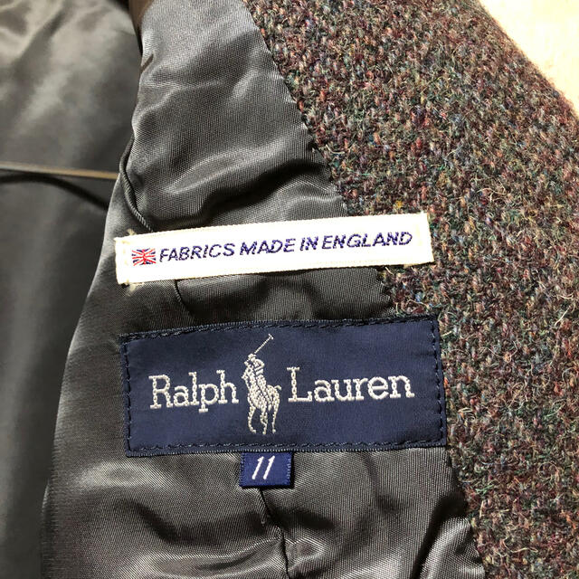 Ralph Lauren(ラルフローレン)の英国製　ラルフローレン　ツイードセットアップ　テーラードジャケット　ワイドパンツ レディースのジャケット/アウター(テーラードジャケット)の商品写真