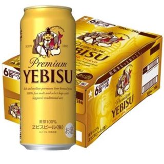 サッポロ(サッポロ)の今月購入 サッポロ ヱビスビール 500ml 1ケース(ビール)