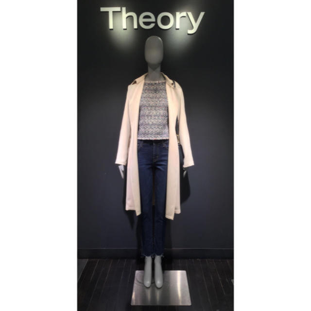 Theory ツイードノースリーブブラウス | annepediatra.com.br