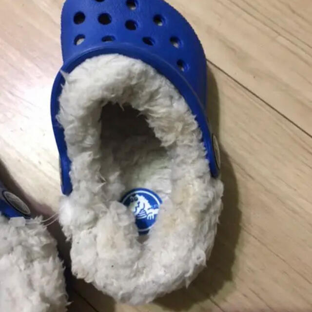 crocs(クロックス)のクロックス　ライナー付きサンダル　ベビー　C4/5 キッズ/ベビー/マタニティのベビー靴/シューズ(~14cm)(スリッポン)の商品写真