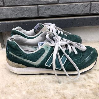 ニューバランス(New Balance)のニューバランス　スニーカー　574 緑(スニーカー)